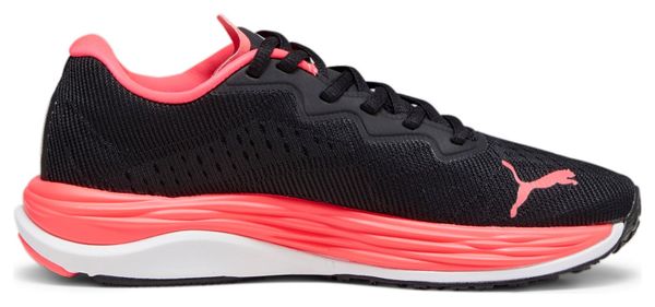 Zapatillas Puma Velocity Nitro 2 Mujer Negro / Rojo