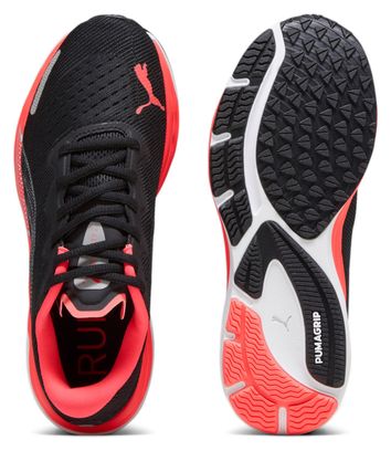 Chaussures Running Puma Velocity Nitro 2 Femme Noir / Rouge