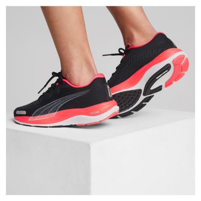 Chaussures Running Puma Velocity Nitro 2 Femme Noir / Rouge