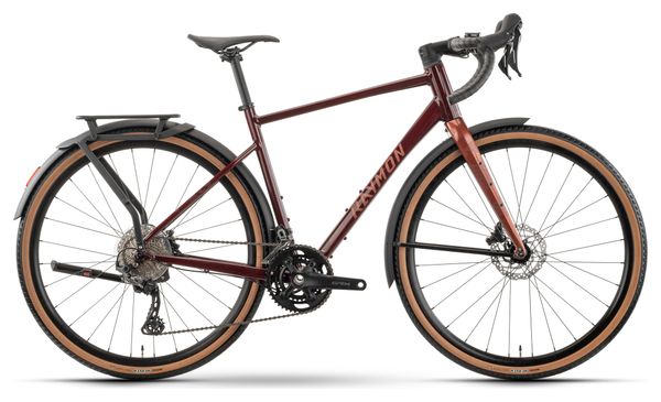 Raymon Territ Pro Street Gravel Bike Shimano GRX 11S 700 mm Brown/Red Brick 2026