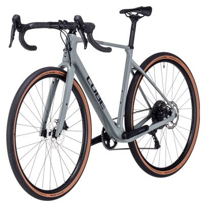 Gravel Bike Cube Nuroad C:62 Pro Shimano GRX 11V 700 mm Grigio Verde Palude 2023