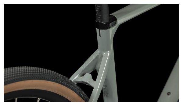 Gravel Bike Cube Nuroad C:62 Pro Shimano GRX 11V 700 mm Grigio Verde Palude 2023