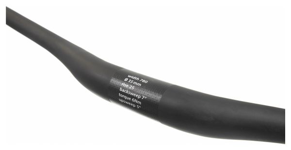 Neatt Oxygen Carbon Handlebar 780mm 35mm Black