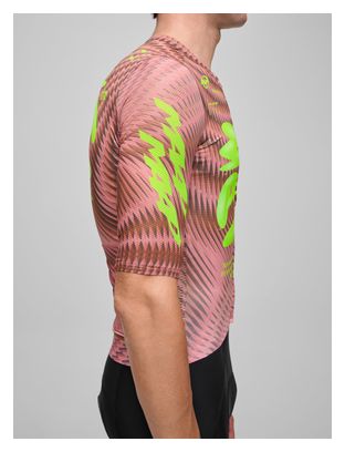 Maillot de manga corta Maap Spectrum Pro Air 3.0 marrón para hombre
