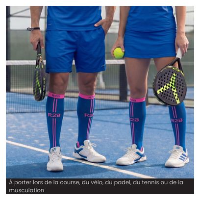 Bas de compression R2B Blue