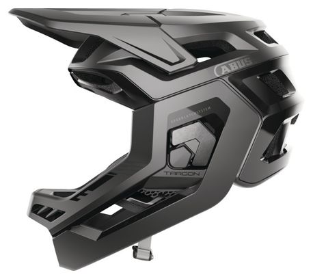 Abus Targon Velvet Black Helmet with Removable Chin Strap