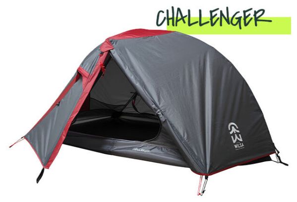 Tente Challenger Gris et rouge