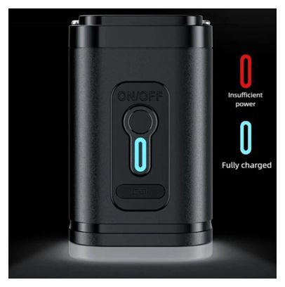 Mini pompe électrique ultra compacte randonnée / trek / bivouac – Gonflage / dégonflage – LED – 1200 mAh