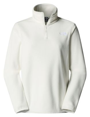 Pile The North Face Glacier 1/4 Zip Bianco Donna