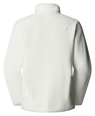 Pile The North Face Glacier 1/4 Zip Bianco Donna