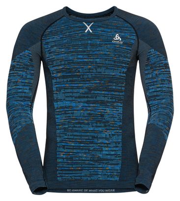 Maillot Manches Longues Odlo Blackcomb Eco Bleu