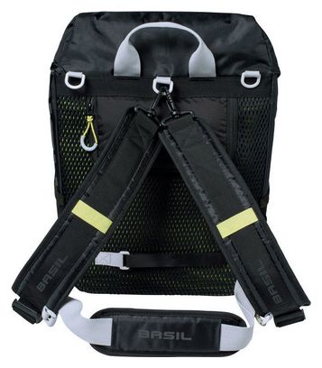 Sac à Dos Basil Miles Bag Noir (Convient aux Porte-Bagage)