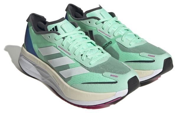Laufschuhe adidas running Adizero Boston 11 Grün Rosa