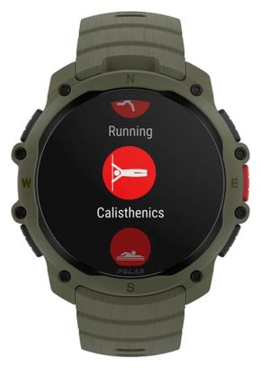 Reloj GPS Polar Street X verde caqui