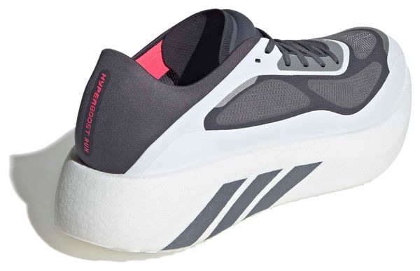 adidas Hyperboost Run Running Shoes for Men, White/Gray