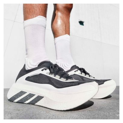 adidas Hyperboost Run Running Shoes for Men, White/Gray