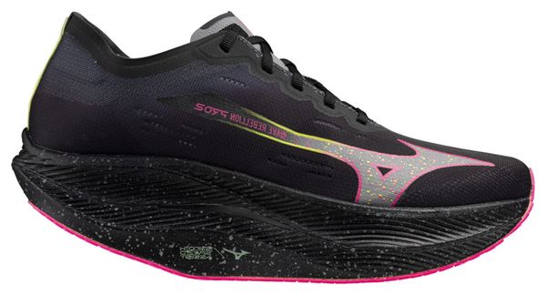 Chaussures Running Mizuno Wave Rebellion Pro 2 Noir/Rose Homme