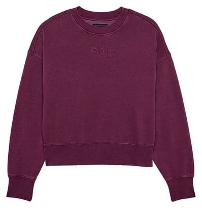 Fox Wordmark Women's Oversize Sweatshirt Purple