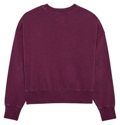 Fox Wordmark Women's Oversize Sweatshirt Purple