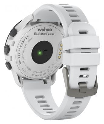 Wahoo ELEMNT Rival Kona reloj GPS multideporte blanco