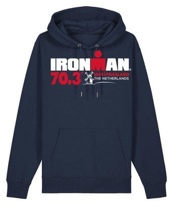 Sweat à Capuche Ironman 70.3 Westfriesland Bleu Royal