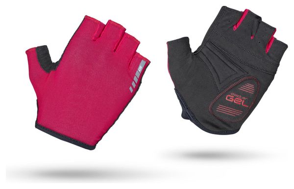 GripGrab Solara Lightweight Padded Short Gloves Red