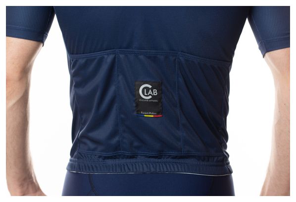 Maillot de Cyclisme Manches Courtes UNICA Bleu Marine