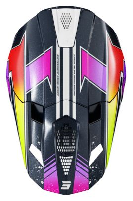 Casque Integral Shot Lite MIPS Racing Blue Neon Yellow Pearly