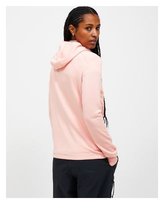 Peak Performance Trail Polartec Hooded Fleece Power Grid Pink Women's