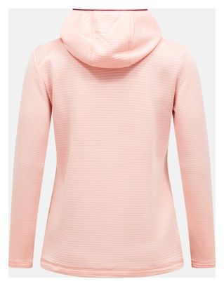Peak Performance Trail Polartec Hooded Fleece Power Grid Pink Women's