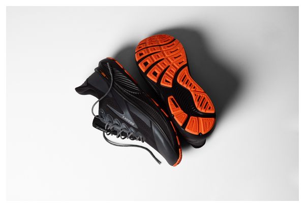 Brooks Ghost 17 Run Visible Black/Orange Men's Running Shoes