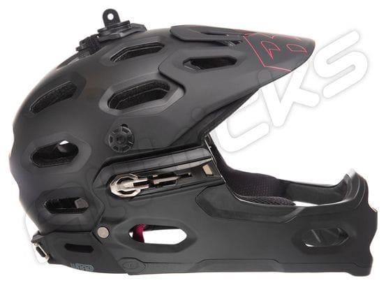 BELL Super 3 + Chin Guard MTB Helmet Black Pink