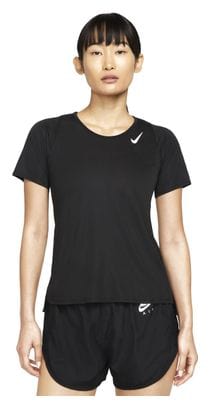 Maillot manches courtes Nike Dri-Fit Race Noir Femme