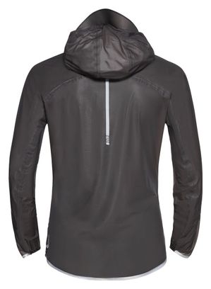 Chaqueta impermeable Odlo Zeroweight Dual Dry negro mujer