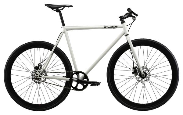 Singlespeed Fluide Disk 2022 Blanc