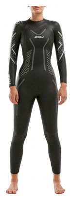 Women's 2XU Propel P:2 Neoprene Full Wetsuit Black / Textural Geo