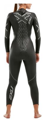 Traje completo de neopreno 2XU Propel P:2 para mujer, negro / Textural Geo