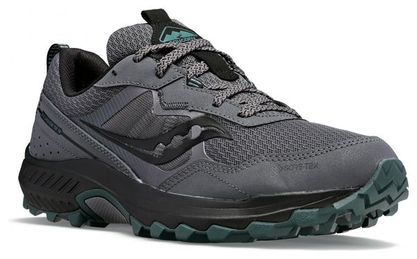 Saucony Excursion TR16 GTX Grey Black Men's Trail Shoes