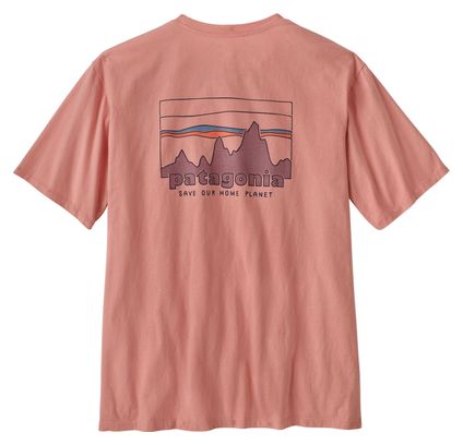 Patagonia '73 Skyline Pink Organic T-Shirt