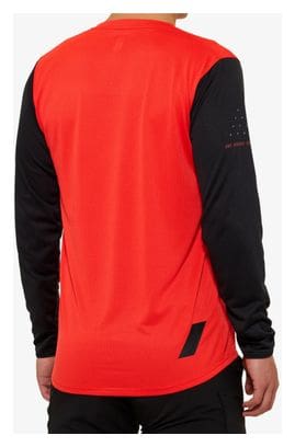 Maillot Manches Longues 100% Ridecamp Rouge / Noir M