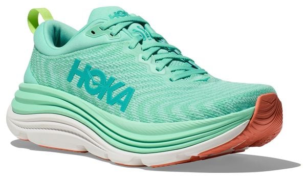 Hoka Gaviota 5 Running Shoes Blue/Orange Women