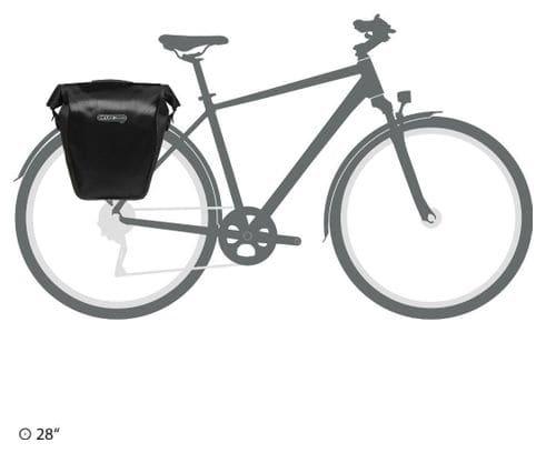 Ortlieb Back-Roller Core 40L (2x20L) Coppia di borse da bicicletta Nero