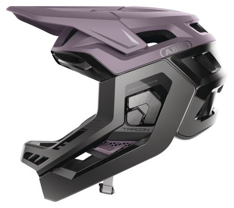 Abus Targon Ash Purple Helmet with Removable Chin Guard