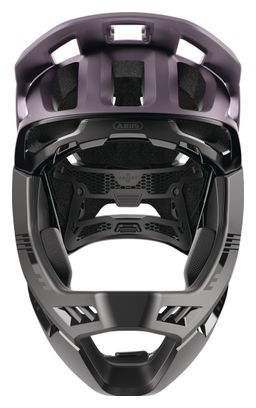 Abus Targon Ash Purple Helmet with Removable Chin Guard