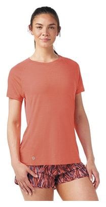 Smartwool Active Ultralite Damen Technisches T-Shirt Koralle