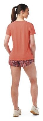 Camiseta técnica Smartwool Active  Ultralite Coral para mujer