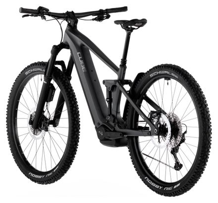 VTT Électrique Tout-Suspendu Cube Stereo Hybrid One44 EXC 800 Shimano 12V 800 Wh Bosch 120 Nm 29'' Gris Iron Noir 2026