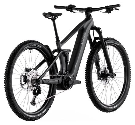 VTT Électrique Tout-Suspendu Cube Stereo Hybrid One44 EXC 800 Shimano 12V 800 Wh Bosch 120 Nm 29'' Gris Iron Noir 2026