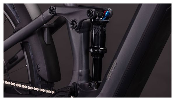 VTT Électrique Tout-Suspendu Cube Stereo Hybrid One44 EXC 800 Shimano 12V 800 Wh Bosch 120 Nm 29'' Gris Iron Noir 2026