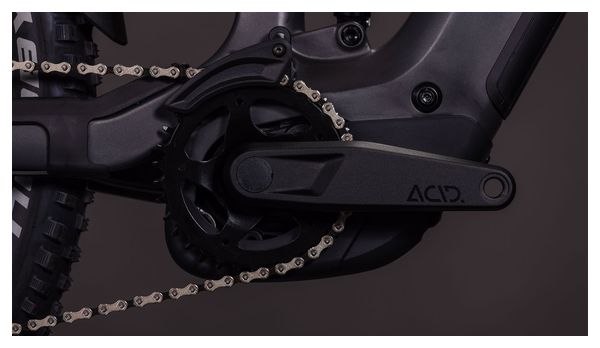 VTT Électrique Tout-Suspendu Cube Stereo Hybrid One44 EXC 800 Shimano 12V 800 Wh Bosch 120 Nm 29'' Gris Iron Noir 2026